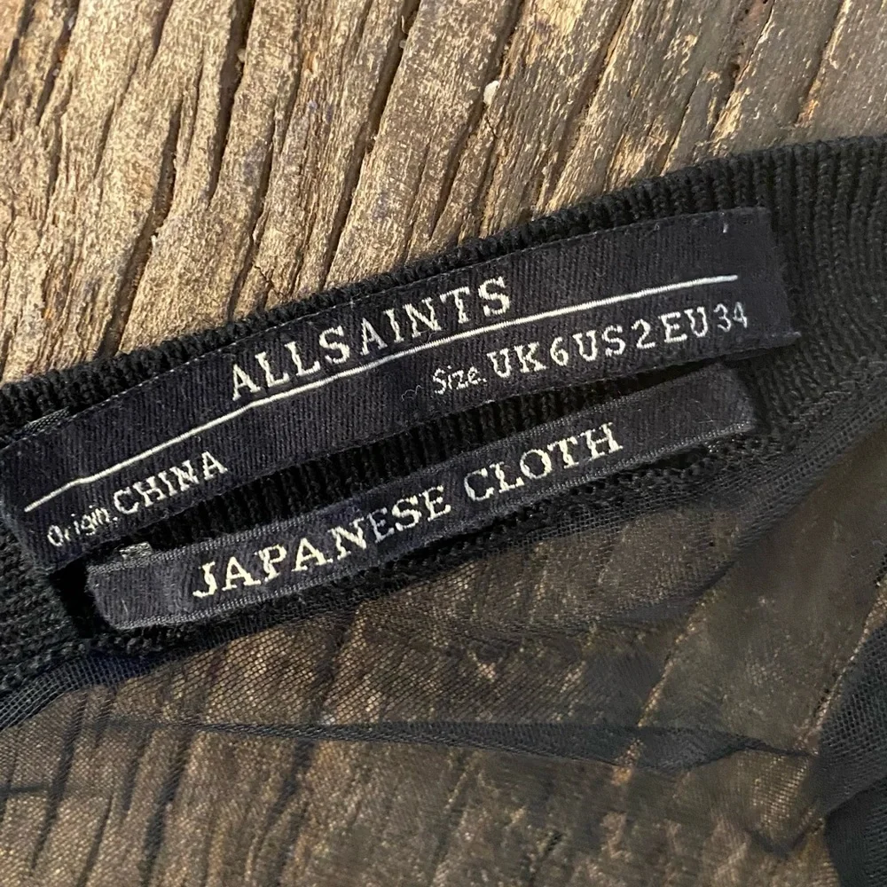 All Saints Sleeveless Sweater Dress with Mesh Cutouts - Picture 5 of 5